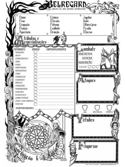 Ficha - Belregard RPG