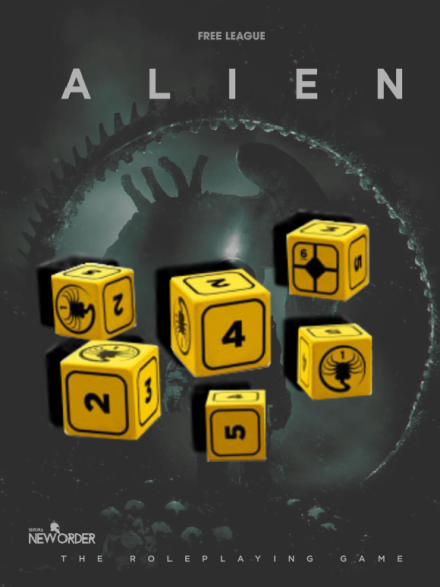 Kit de Dados de Estresse - ALIEN : O Jogo de RPG