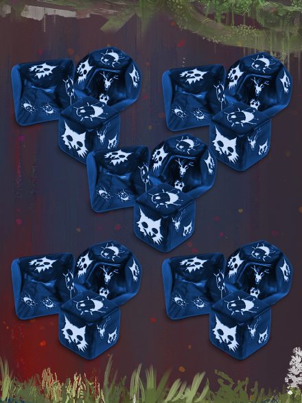 5 Kits de Dados (15 dados): Assimilação RPG - PRÉ-VENDA