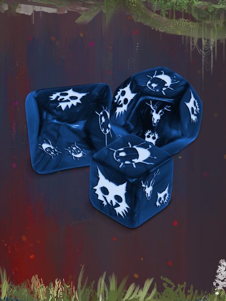 Kit de Dados (3 dados): Assimilação RPG - PRÉ-VENDA